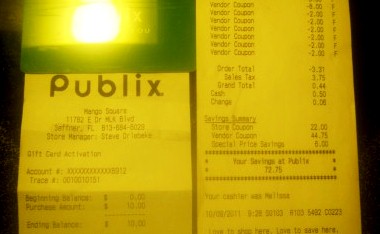 Publix haul shopping trip coupons P&G breast cancer awareness bake ware set free Publix haul shopping trip coupons P&G breast cancer awareness bake ware set free